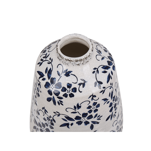 Jarro de flores MARONEIA Grés 25 cm Branco Jarro de flores MARONEIA Grés 25 cm Branco