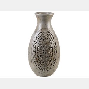 Jarro decorativo MEGARA Cerâmica 51 cm Cinzento
