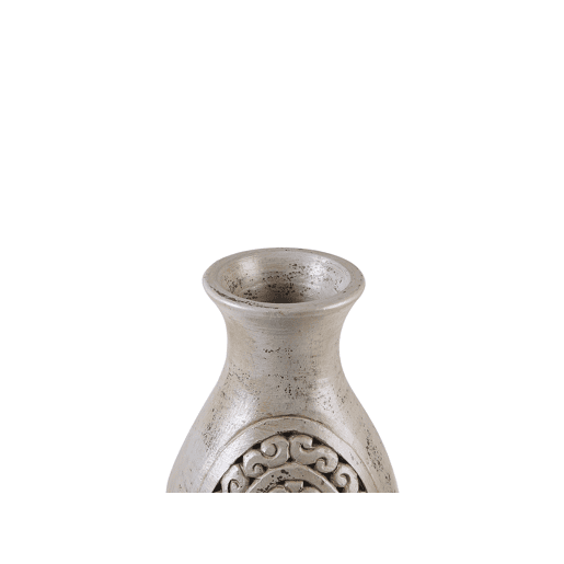 Jarro decorativo MEGARA Cerâmica 51 cm Cinzento