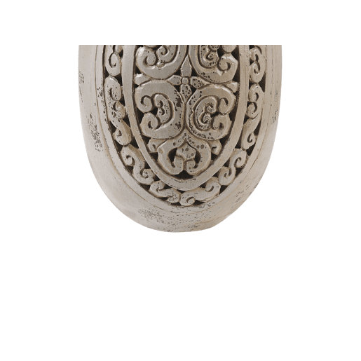 Jarro decorativo MEGARA Cerâmica 51 cm Cinzento