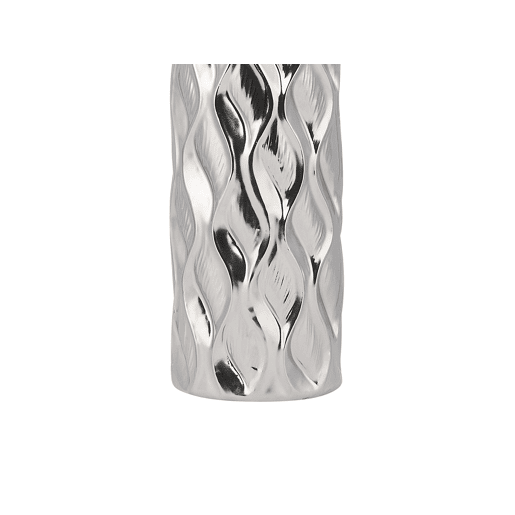 Jarro decorativo BASSANIA Grés 45 cm Prateado