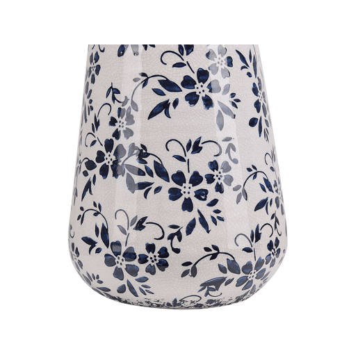 Jarro de flores MARONEIA Grés 20 cm Branco