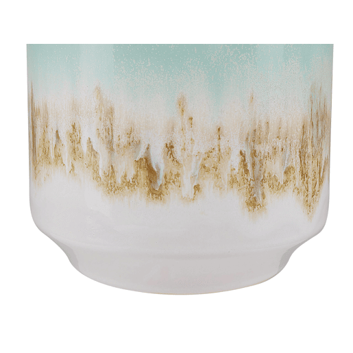 Jarro de flores CYME Grés 15 cm Verde menta