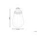 Beliani Jarrón decorativo KAMPAR Beliani Jarrón decorativo KAMPAR Blanco