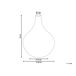 Beliani Jarrón decorativo SIMPANG Beliani Jarrón decorativo SIMPANG Blanco