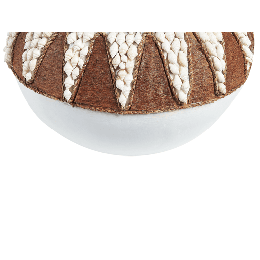 Jarro decorativo SIMPANG Cerâmica 33 cm Branco