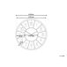 Beliani Reloj de pared BOSWIL Beliani Reloj de pared BOSWIL Multicolor