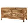 Caixa de arrumação RIVIERA Madeira de acácia 130 cm 48 cm Castanho claro