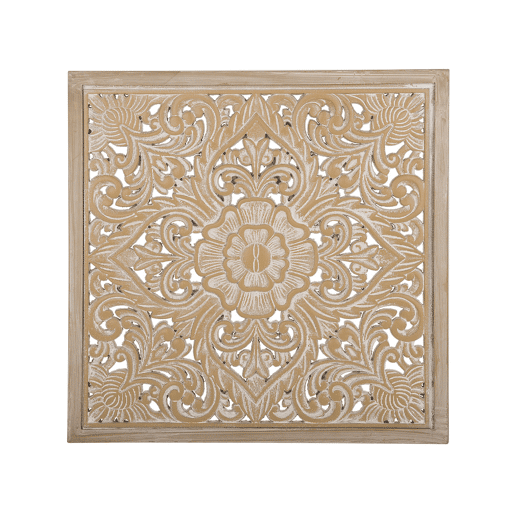 Decoração de parede YONORA 60 cm Branco Decoração de parede YONORA 60 cm Branco