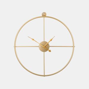Relógio de parede ZUCHWIL 50 cm Metal Dourado