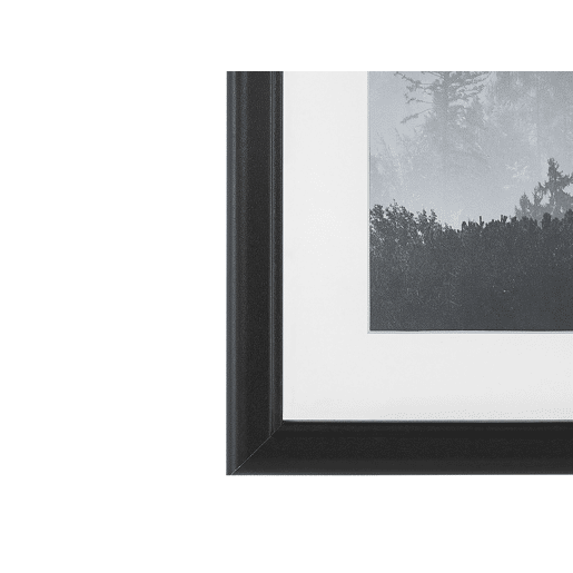 Conjunto de 6 molduras para fotografias ZINARE Paisagem Preto