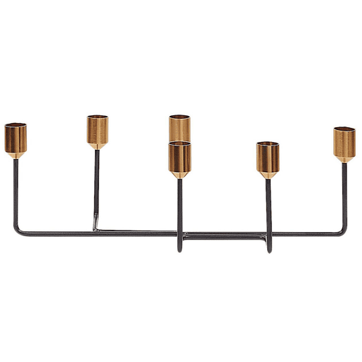 Candelabro BANGKA Metal 12 cm Preto