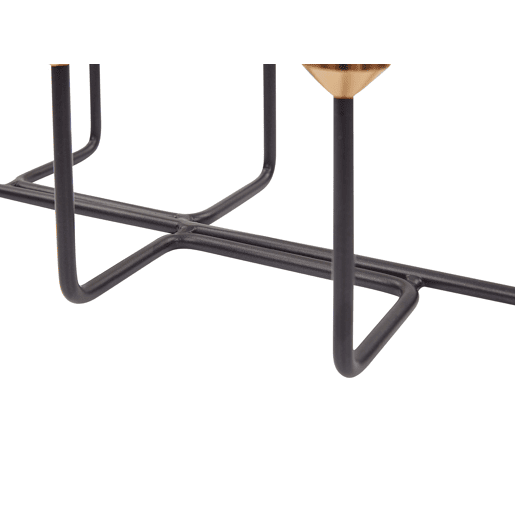 Candelabro BANGKA Metal 12 cm Preto