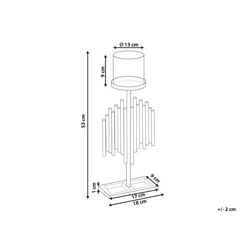 Beliani Candelabro NIAS Beliani Candelabro NIAS