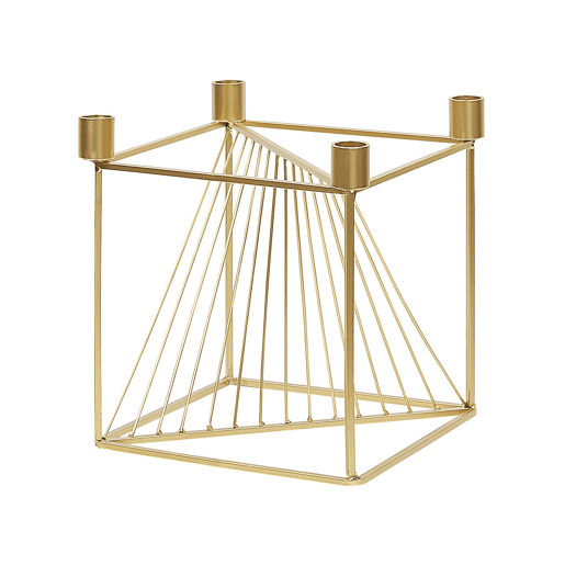 Candelabro MINDORO Metal 23 cm Dourado Candelabro MINDORO Metal 23 cm Dourado