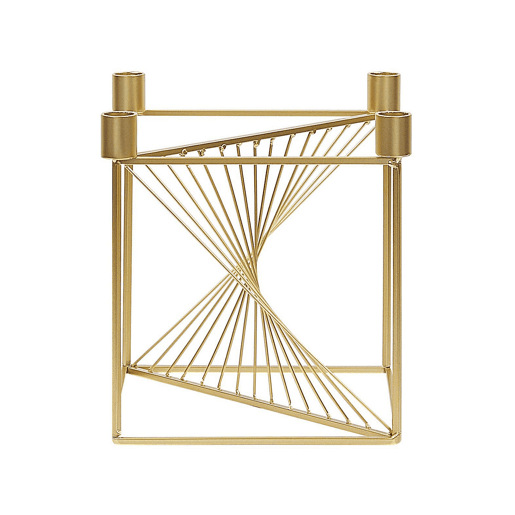 Candelabro MINDORO Metal 23 cm Dourado Candelabro MINDORO Metal 23 cm Dourado