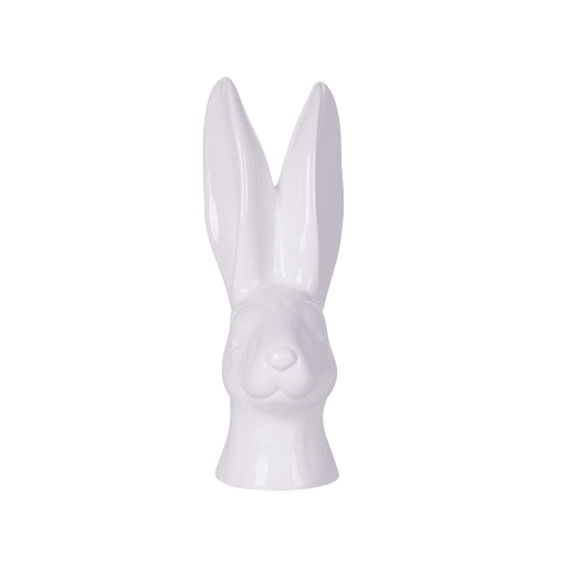 Acessório decorativo Coelho GUERANDE Cerâmica Branco