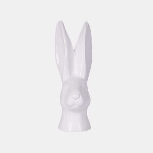Acessório decorativo Coelho GUERANDE Cerâmica Branco