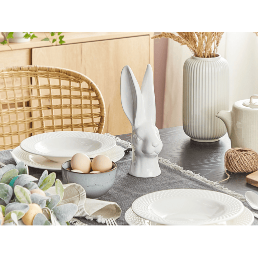 Acessório decorativo Coelho GUERANDE Cerâmica Branco