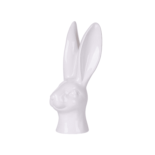 Acessório decorativo Coelho GUERANDE Cerâmica Branco
