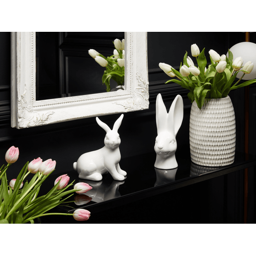 Acessório decorativo Coelho GUERANDE Cerâmica Branco