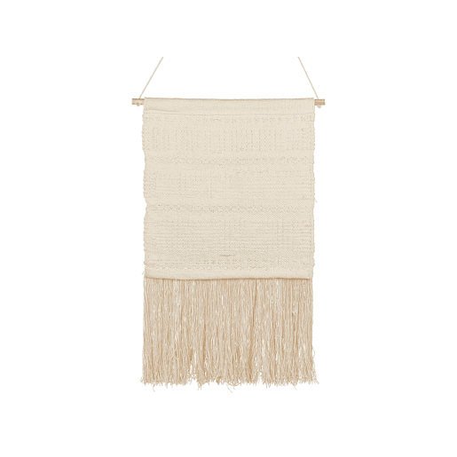 Decoração de parede em tecido KAMOKE Algodão 103 cm Creme