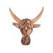 Beliani Figura de pared BULL HEAD Beliani Figura de pared BULL HEAD Marrón