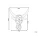 Beliani Figura de pared BULL HEAD Beliani Figura de pared BULL HEAD Marrón