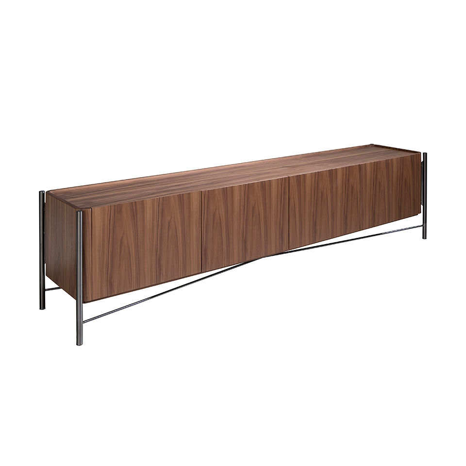 ANGEL CERDA Mueble TV de madera y acero