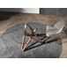 ANGEL CERDA Mesa comedor redonda cristal templado y nogal 140x140 ANGEL CERDA Mesa comedor redonda cristal templado y nogal 140x140 Nogal