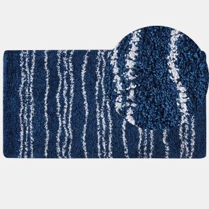 Tapete felpudo TASHIR Azul 80 x 150 cm