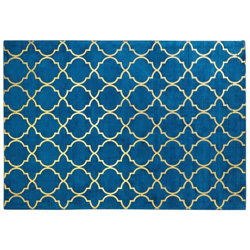 Tapete YELKI Azul 160 x 230 cm Viscose