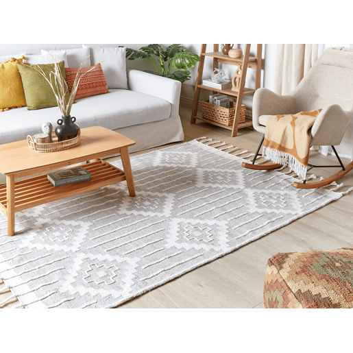 Tapete de exterior TABIAT Cinzento 160 x 230 cm