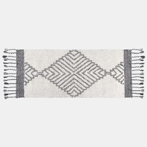 Tapete ERAY Creme claro 80 x 150 cm Algodão