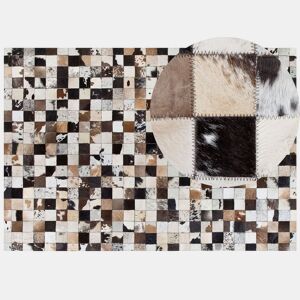 Tapete CERLI Branco 160 x 230 cm Pele