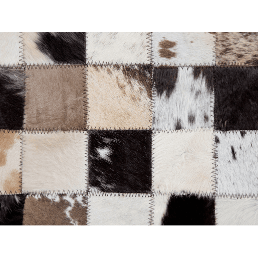 Tapete CERLI Branco 160 x 230 cm Pele