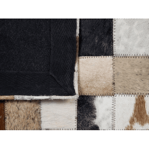 Tapete CERLI Branco 160 x 230 cm Pele