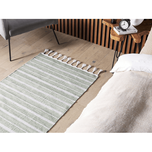 Tapete BADEMLI Verde escuro 80 x 150 cm
