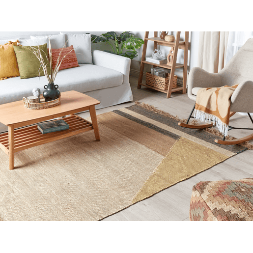 Tapete SAMLAR Castanho 160 x 230 cm Juta