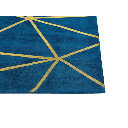 Tapete HAVZA Azul 80 x 150 cm Viscose