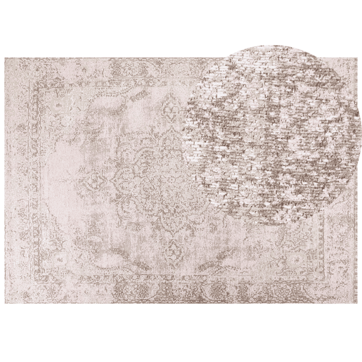 Tapete MATARIM Rosa 160 x 230 cm Algodão