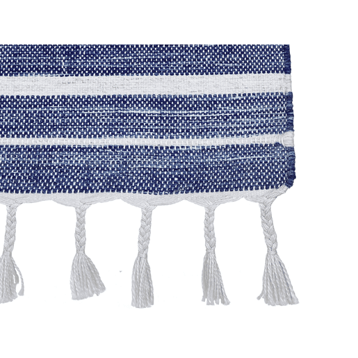 Tapete BADEMLI Azul escuro 80 x 150 cm