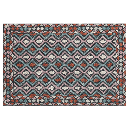 Tapete HAYMANA Multicolor 140 x 200 cm Lã