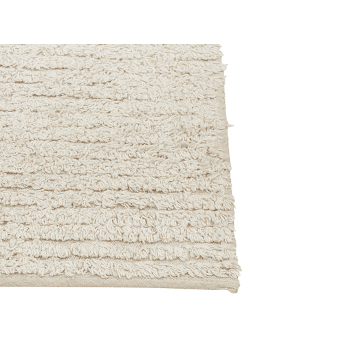 Tapete TEZPUR Creme 140 x 200 cm Algodão