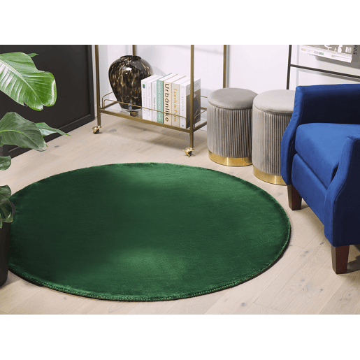 Tapete GESI II Verde esmeralda ø 140 cm Viscose