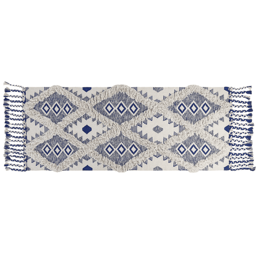 Tapete MANAVGAT Creme claro 80 x 200 cm Algodão