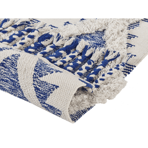 Tapete MANAVGAT Creme claro 80 x 200 cm Algodão