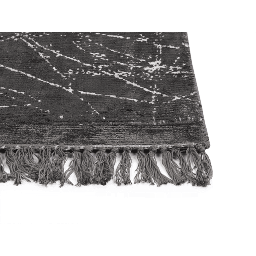 Tapete HANLI Cinzento escuro 80 x 150 cm Viscose