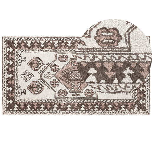 Tapete TOMARZA Multicolor 80 x 150 cm Lã Tapete TOMARZA Multicolor 80 x 150 cm Lã