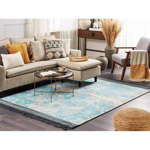 Tapete AKARSU Azul 160 x 230 cm Viscose